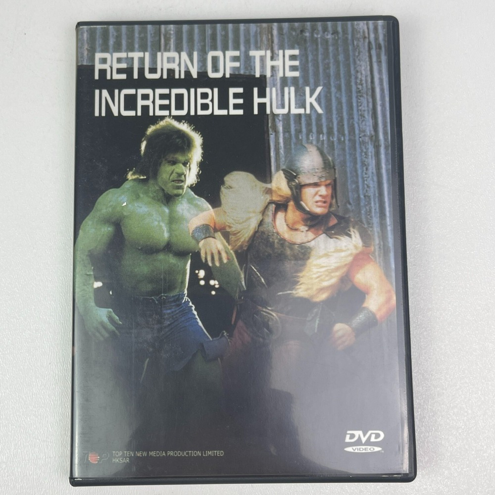 Return Of The Incredible Hulk 1988 Action‎ Marvel TOP TDVD-0049 Tall Case DVD